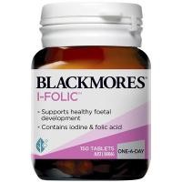 ราคา Blackmores Pregnancy I folic Folic Plus Iodine 150 Tablets (1844752460)