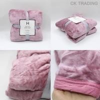 ราคา ผ้าห่มนาโน ผ้าห่มเนื้อนุ่ม ห่มสบาย ขนาด 8 ฟุต 197x227 ซม ผ้าห่ม (14036363078)