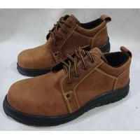 ราคา รองเท้าเซฟตี้หนังแท้ สีน้ำตาล (22829192556)