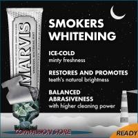 ราคา Marvis Whitening Smokers Toothpaste 85ml Whitening Toothpaste with Fresh Mint (24292234478)