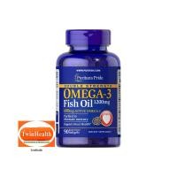 ราคา Puritans Pride Double Strength Omega 3 Fish Oil 1200 mg 600 mg Omega 3 90 Softgels (5478350119)