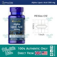 ราคา Puritans Pride Lipoic Acid 300 mg 60 Caps EXP 10 27 (23638405938)