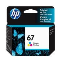 ราคา ของแท้ หมึกพิมพ์แท้ HP 67 Series Black สีดำ Tri color สามสี แพ็คเดี่ยว แพ็คคู่ สำหรับ Deskejt 1210 2330 2720 series 4120series 6065 6420 (22352352867)