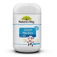 ราคา Natures Way Calcium Milk Bites DHA เนเจอร์สเวย์ แคลเซียม เพิ่มขึ้น 10 เท่า ชนิดเคี้ยว สูตรใหม่ 60 เม็ด (24448359576)