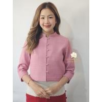 ราคา ณัฐรดาผ้าฝ้าย เสื้อคอจีนพระราชทาน ผ้าเยื่อไผ่ฟอกนิ่ม เสื้อพื้นเมืองผู้หญิง มาตรฐานOTOP Natradaphafai (21281628915)