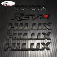ราคา 1 ชุด 5 ชิ้น ป้ายโลโก้ สติ๊กเกอร์ 3D แต่งรอบคัน สำหรับ Toyota Hilux REVO โตโยต้า ไฮลักซ์ รีโว่ สีดำด้าน (929108263)