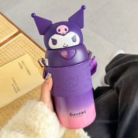 ราคา กระติกน้ำเก็บอุณหภูมิ Sanrio 560ml มีหลอด มีสาย คุโรมิ มายเมโลดี้ น่ารัก ขวดน้ำพกพา (21576139308)