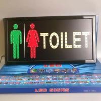 ราคา ป้ายไฟ LED TOILET ป้ายไฟหน้าร้าน ป้าย ไฟ เปิด หน้า ร้าน ตกแต่งหน้าร้าน ประดับร้านสวยงาม เพิ่มความโดดเด่น ขนาด 25x48x2cm (7625368508)