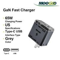 ราคา MeeGoo หัวชาร์จเร็ว GaN 65W พับได้ 3 ช่อง PD 2 และ QC3 0 Fast Charger Adapter 2 Type C และ USB สำหรับโทรศัพท์ แท็บเล็ต คอมพิวเตอร์ (24284671152)