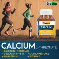 ราคา แคลเซียมแอลทรีโอเนต x 1 ขวด คอลลาเจนไทพ์ทู กระดูกอ่อนปลาฉลาม ไบโอแคป Calcium L Threonate Collagen Type2 Shark Cartilage Biocap คอลลาเจนไทป์ทู แอลทรีโอเนต (13797103986)