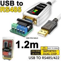 ราคา สายแปลง USB 2 0 to RS485 RS422 Serial Converter Adapter Cable 1 2m FTDI Chip Windows Mac OS Linux (20993642149)