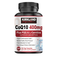 ราคา KIRKLAND CoQ10 400mg High Absorption Coenzyme Q10โคเอนไซม์ Q10 ที่ดูดซึมได้สูงรองรับ รองรับสุขภาพหัวใจและหลอดเลือด (24178184673)