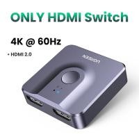 ราคา UGREEN HDMI Switch Bi Direction 4K 60Hz HDMI Switcher 1x2 2x1 Adapter 2 in 1 out Converter for PS4 3 Model 50966 (21056439281)