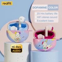 ราคา Realfit F2 Bluetooth Earphone with Fashion Cartoon Cases Wireless Semi in ear headphones Supports Video Calling (20996702109)