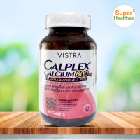 ราคา Vistra calplex calcium 600 mg menaquinone 7 plus 90เม็ด วิสทร้า แคลเพล็กซ์ แคลเซียม แอนด์ มีนาควิโนน 7 พลัส (7184732926)