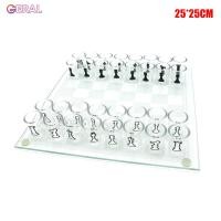ราคา COD Drinking game Shot Glass Chess Set ชุดเกมดื่มทนทานใช้ซ้ำได้สำหรับครอบครัว หมากฮอส เกมดื่มหมากรุก เกมส์บันไดงู หมากฮอต หมากรุก กระดานแม่เหล็ก พกพ (9624374196)