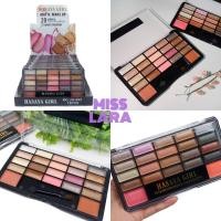 ราคา 12พาเลท HASAYA GIRL Matte Makeup Palette พาเลทอายแชโดว์ แมทต์และชิมเมอร์ หลากสีสัน (22948927093)