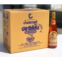 ราคา น้ำปลาแท้ ตราปลาไส้ตันฉลากทอง Gold สูตรพรีเมี่ยม ขนาด 700 มล บรรจุ 12 ขวด (15489681807)