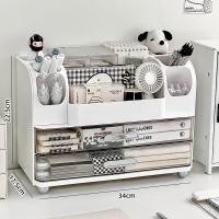 ราคา กล่องเก็บเครื่องเขียน กล่องใส่ปากกา กล่องลิ้นชักเก็บของ ที่ใส่เครื่องเขียน กล่องใส่เครื่องเขียนมีลิ้นชัก กล่องเก็บเครื่องสำอาง (24178601549)