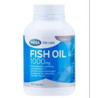 ราคา Mega We Care Fish Oil 1000mg 100 Capsules เมก้า วีแคร์ ฟิชออย 1000 มก 100 แคปซูล 1กระปุก (7187906498)