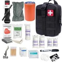 ราคา Kotak p3k ifak 70ชิ้นพร้อมสายรัดชุดเครื่องมือแพทย์ EMT ifak กระเป๋าเป้สะพายหลังฉุกเฉินอุปกรณ์การตั้งแคมป์ (23688849197)