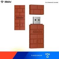 ราคา 8Bitdo V 2 สีก้อนอิฐ Wireless USB Adapter for Switch Switch OLED สำหรับใช้งานกับจอยไร้สาย XBox WiiU PS4 PS5 (16090406315)