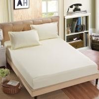ราคา ผ้าปูที่นอน ขนาด 6 ฟุต 5 ฟุต 3 5 ฟุต สีขาวครีม วินเทจ fit sheet (4213990177)