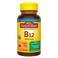 ราคา Nature Made Vitamin B12 1000 mcg Easy to Take Sublingual B12 for Energy Metabolism Support 50 Sugar Free Fast Dissolve Tablets (21057441200)