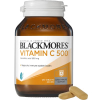 ราคา Blackmores Vitamin C 500 120 Tablets แบลคมอร์ส วิตามินซี 500 มิลลิกรัม 120 เม็ด exp 20 05 2028 (16357973479)