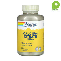 ราคา Solaray Calcium Citrate 1000 mg 120 VegCaps 250 mg per Capsule (21509231531)
