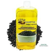 ราคา น้ำมันงาดำ สกัดเย็น บริสุทธิ์ 1000 มล สวนปา นะ ผ่านกรรมวิธีสกัดแบบ Slow pressed (516624463)