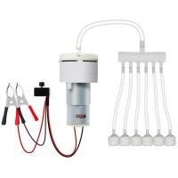 ราคา Air Pomp DC 12 V ปั๊มออกซิเจนไฟฟ้า Mini Motor 12 V โวลต์ Aquarium Pomps ปรับ PWM Volume Fishing Aquarium รถ Aerator Farmed (15407685230)