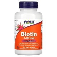 ราคา พร้อมส่ง NOW Foods Biotin Vitamin B 7 Biotin 1000 5000 10000 mcg ไบโอติน (21748030450)