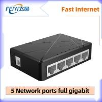 ราคา FEIYI SG105M Full Gigabit 5 Port Desktop Switch Ethernet Network Switch POE12V LAN Hub RJ45 Ethernet และ Switching Hub Shunt (20910004681)