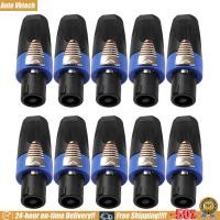 ราคา Vktech ปลั๊กออดิโอ10X4สำหรับลำโพงและออดิโอปลั๊กแบบบิดล็อคได้สำหรับ Neutrik NL4FC (24410006985)