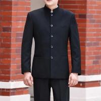 ราคา สไตล์จีนใหม่ผู้ชายเสื้อสูทคอปกชุดแต่งงานรหัสเยาวชนแฟชั่น Casual Western Wear Made in China (24544646506)