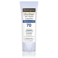 ราคา Neutrogena Ultra Sheer Dry Touch Water Resistant and Non Greasy Sunscreen Lotion with Broad Spectrum SPF 70 3 Fl Oz ทาหน้า ตัว (17988613394)