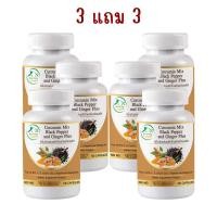 ราคา 1แถม1 ขมิ้นชันผสมพริกไทย และ ขิง พลัส ตรา บ้านยิ้ม Curcumin Mix Black Pepper Ginger Plus 600 มก 100 เม็ด (23716528836)