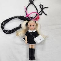 ราคา PCity77 ตุ๊กตาเจ้าหญิงบาร์บี้ใหม่พร้อมหางม้าสองหางสีดำ กระเป๋าสตางค์ กระเป๋าใส่กุญแจ จี้กระเป๋า กระเป๋าผ้าฝ้ายลายดอกไม้ (24033303687)