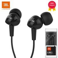 ราคา หูฟัง JBL C100SI แบบมีสายสเตอริโอดั้งเดิมหูฟังแบบอินเอียร์หูฟังเอียร์บัดแบบมีไมโครโฟนเสียงดนตรีทุ้มลึก3 5มม หูฟังแจ็ค (24392696301)