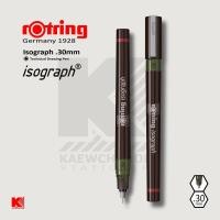 ราคา ปากกาเขียนแบบ Rotring Isograph ขนาด 0 1 0 2 0 3 และ 0 5 มม (16004087580)