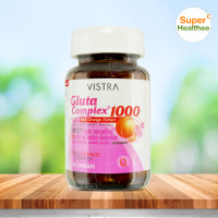ราคา Vistra gluta complex 1000mg plus red orange extract 30 แคปซูล วิสทร้า กลูต้า คอมเพล็กซ์ (1484196241)