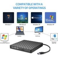 ราคา USB 3 0 External CD DVD ROM Player Optical Drive DVD RW Burner Reader Writer Recorder (20248886327)