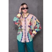 ราคา Mirrorsister 40516 4 เสื้อเชิ้ตทรงเก๋ ลายนกแก้ว สีสันตัดกันสดใส กระดุมผ่าหน้าเปิดปิดได้ ใส่ได้บ่อยไม่มีเบื่อ (22298945301)