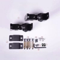 ราคา ตู้เสียงแบบติดผนังที่ปรับได้ สำหรับลำโพงสี่มิติแบบหมุนได้ ที่แขวนโลหะผสมซิลิคอนสำหรับลำโพง Hifi คู่ (17565562203)