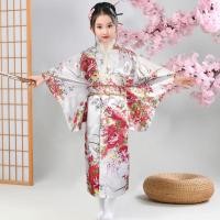 ราคา TRANQUIL HUT พิมพ์ลายดอกไม้ กิโมโนญี่ปุ่นดั้งเดิมสำหรับเด็ก ความสง่างามแบบหรูหรา สไตล์ญี่ปุ่นแบบ เสื้อคลุมอาบน้ำยูกาตะสไตล์ญี่ปุ่นสำหรับเด็ก ชุดกิโมโนใหม่ เอเชียเอเชีย ชุดกิโมโนเด็กผู้หญิงซากุระสำหรับ
