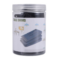 ราคา Plastic Shims for Leveling 36 Piece Jar Strong and Durable Table Wedges DIY Levelers for Furniture Table Chair (19429357166)
