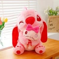 ราคา 30 45 ซม Disney Lilo Stitch ตุ๊กตา Scrump การ์ตูนสีชมพู Angel Plush ของเล่นน่ารักอะนิเมะตุ๊กตา Kawaii เด็กของขวัญวันเกิด (24491605728)