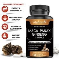 ราคา Mulittea Maca Root Capsules Panax Stress Relief Korean Ginseng เพิ่มความแข็งแกร่ง ประสิทธิภาพ และพลังงาน (24545755418)