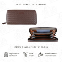 ราคา JACOB กระเป๋าสตางค์สตรี ทรงยาว ซิปรอบ รุ่น 62754 Z (1360786730)